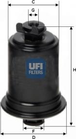 UFI 31.690.00 - Filtro carburante www.autoricambit.com