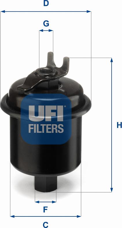 UFI 31.621.00 - Filtro carburante www.autoricambit.com