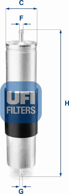 UFI 31.839.00 - Filtro carburante www.autoricambit.com