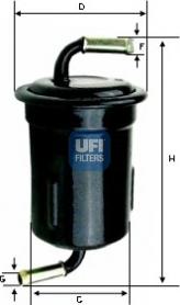 UFI 31.715.00 - Filtro carburante www.autoricambit.com