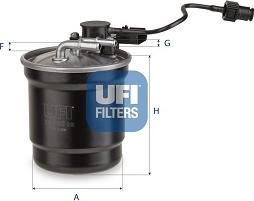 UFI 24.530.00 - Filtro carburante www.autoricambit.com