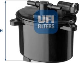 UFI 24.156.00 - Filtro carburante www.autoricambit.com