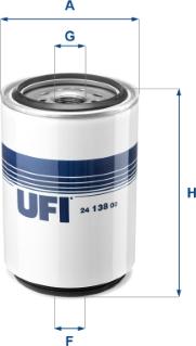 UFI 24.138.00 - Filtro carburante www.autoricambit.com