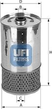 UFI 25.499.01 - Filtro olio www.autoricambit.com