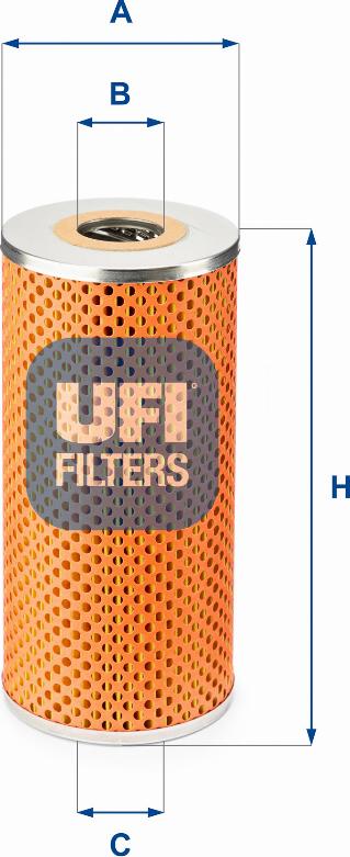 UFI 25.401.00 - Filtro olio www.autoricambit.com