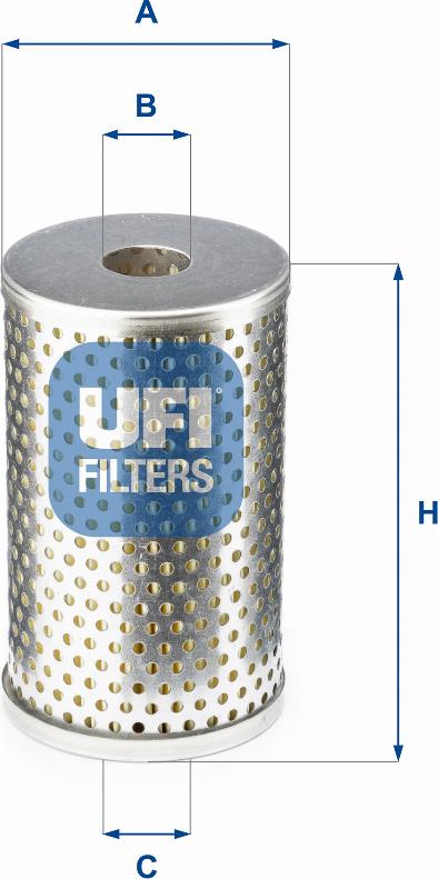 UFI 25.402.01 - Filtro olio www.autoricambit.com