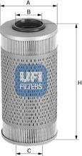 UFI 25.607.00 - Filtro olio www.autoricambit.com