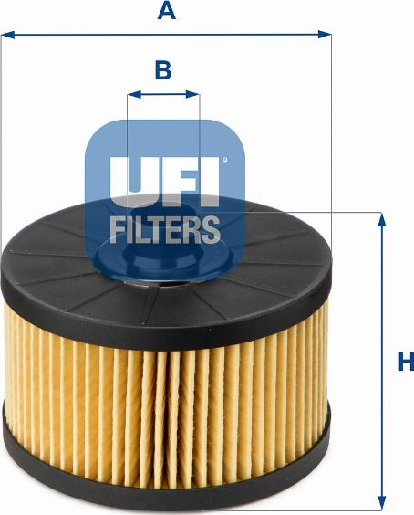 UFI 25.145.00 - Filtro olio www.autoricambit.com