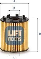 UFI 25.258.00 - Filtro olio www.autoricambit.com