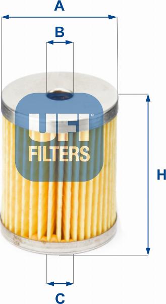 UFI 26.660.00 - Filtro carburante www.autoricambit.com