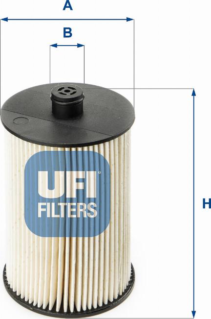 UFI 26.018.00 - Filtro carburante www.autoricambit.com