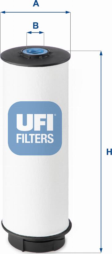 UFI 26.080.00 - Filtro carburante www.autoricambit.com