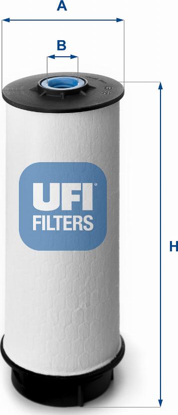 UFI 26.034.00 - Filtro carburante www.autoricambit.com