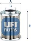 UFI 22.034.00 - Filtro idraulico, Cambio automatico www.autoricambit.com