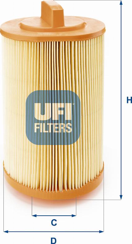 UFI 27.486.00 - Filtro aria www.autoricambit.com