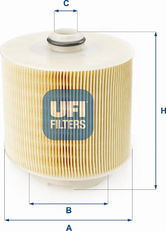 UFI 27.598.00 - Filtro aria www.autoricambit.com