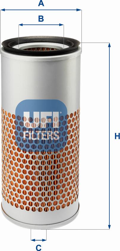 UFI 27.584.00 - Filtro aria www.autoricambit.com