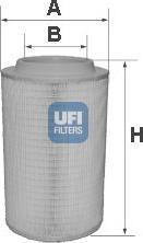 UFI 27.627.00 - Filtro aria www.autoricambit.com