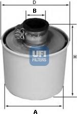 UFI 27.188.00 - Filtro aria www.autoricambit.com