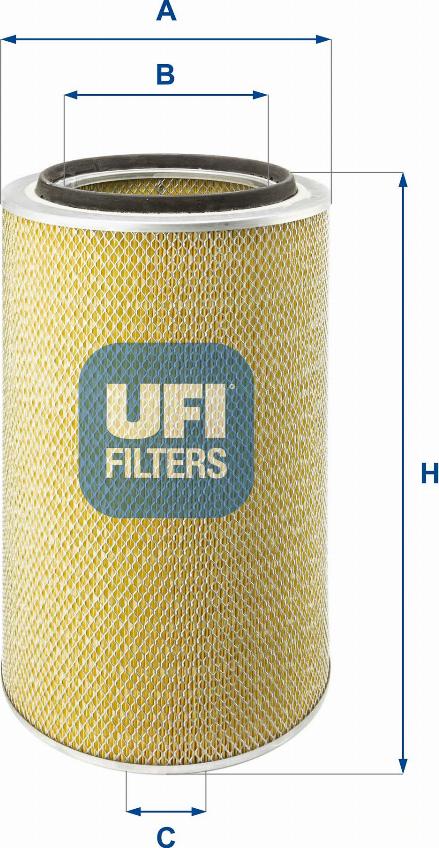 UFI 27.007.00 - Filtro aria www.autoricambit.com