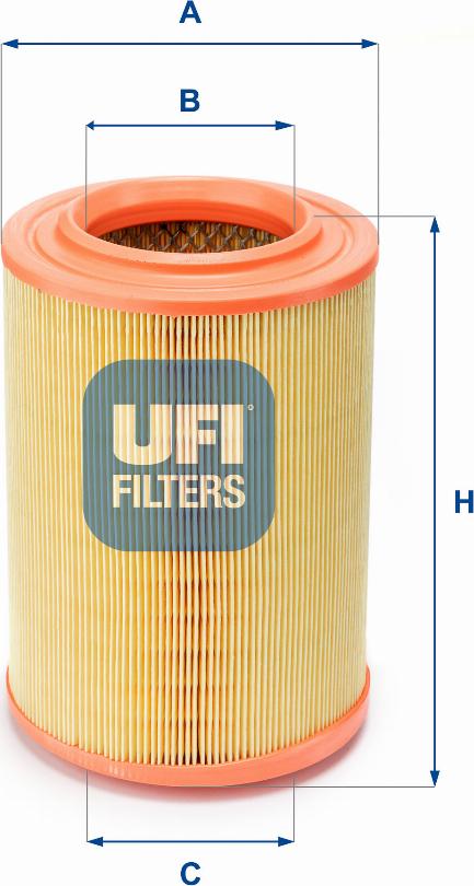 UFI 27.195.00 - Filtro aria www.autoricambit.com