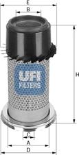 UFI 27.227.00 - Filtro aria www.autoricambit.com