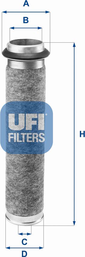 UFI 27.166.00 - Filtro aria www.autoricambit.com