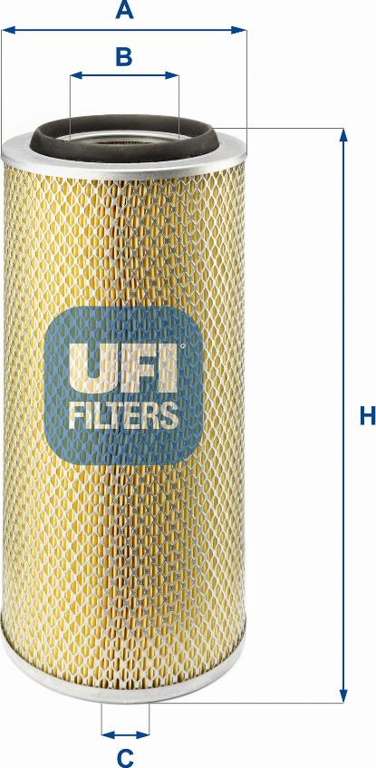 UFI 27.804.00 - Filtro aria www.autoricambit.com