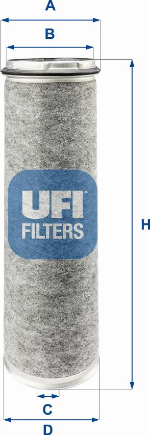 UFI 27.390.00 - Filtro aria www.autoricambit.com