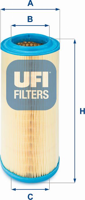 UFI 27.341.00 - Filtro aria www.autoricambit.com