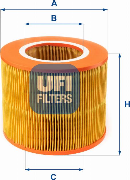 UFI 27.354.00 - Filtro aria www.autoricambit.com