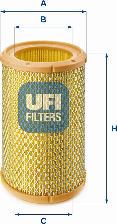 UFI 27.267.00 - Filtro aria www.autoricambit.com