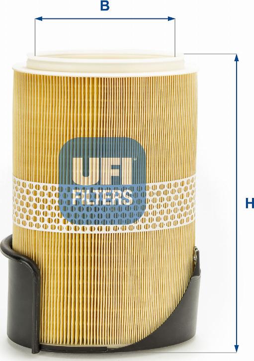 UFI 27.B13.00 - Filtro aria www.autoricambit.com