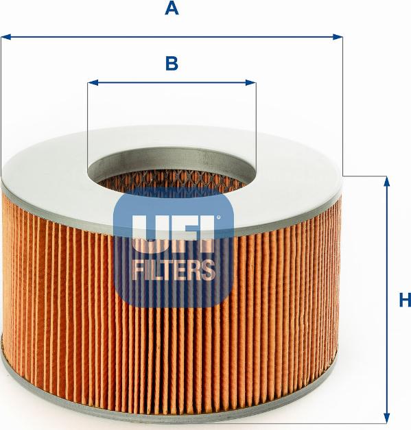 UFI 27.C10.00 - Filtro aria www.autoricambit.com