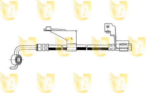 Unigom 377299 - Flessibile del freno www.autoricambit.com