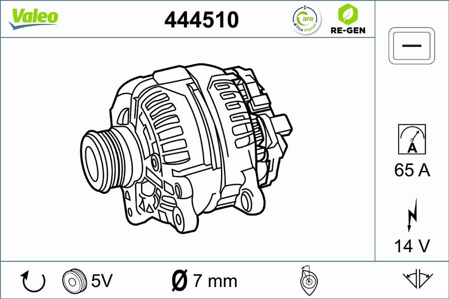 Valeo 444510 - Alternatore www.autoricambit.com