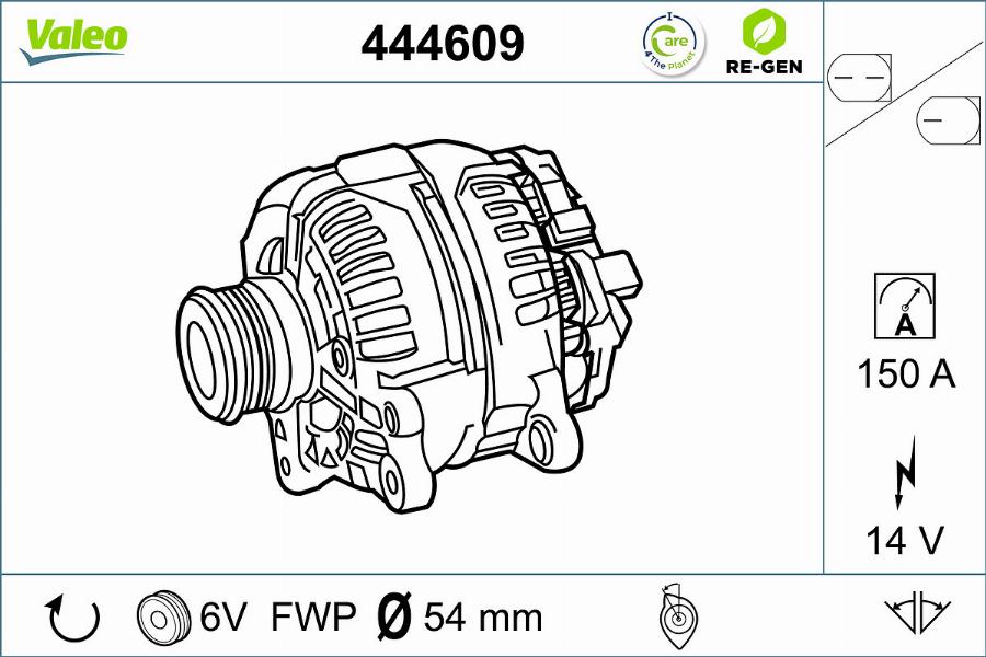 Valeo 444609 - Alternatore www.autoricambit.com