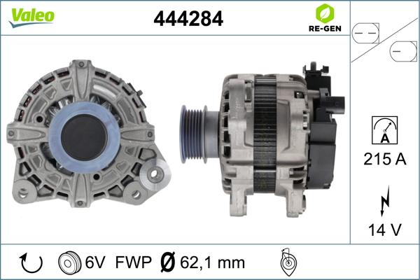 Valeo 444284 - Alternatore www.autoricambit.com