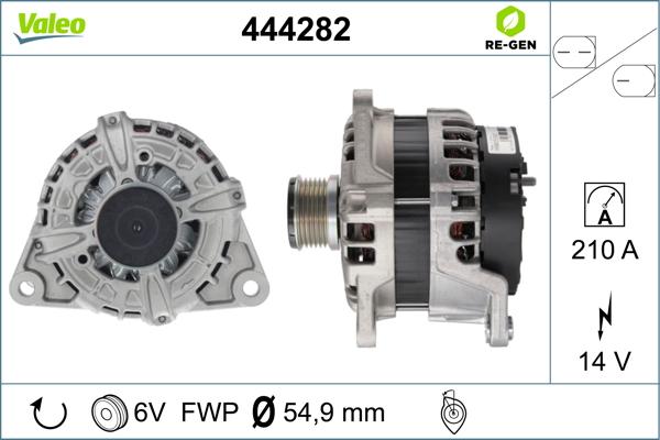 Valeo 444282 - Alternatore www.autoricambit.com