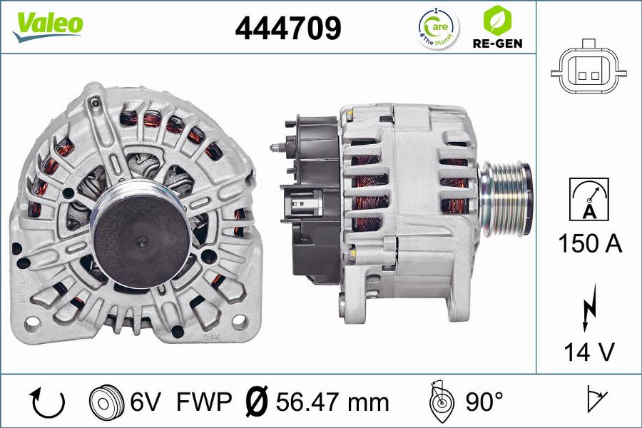 Valeo 444709 - Alternatore www.autoricambit.com