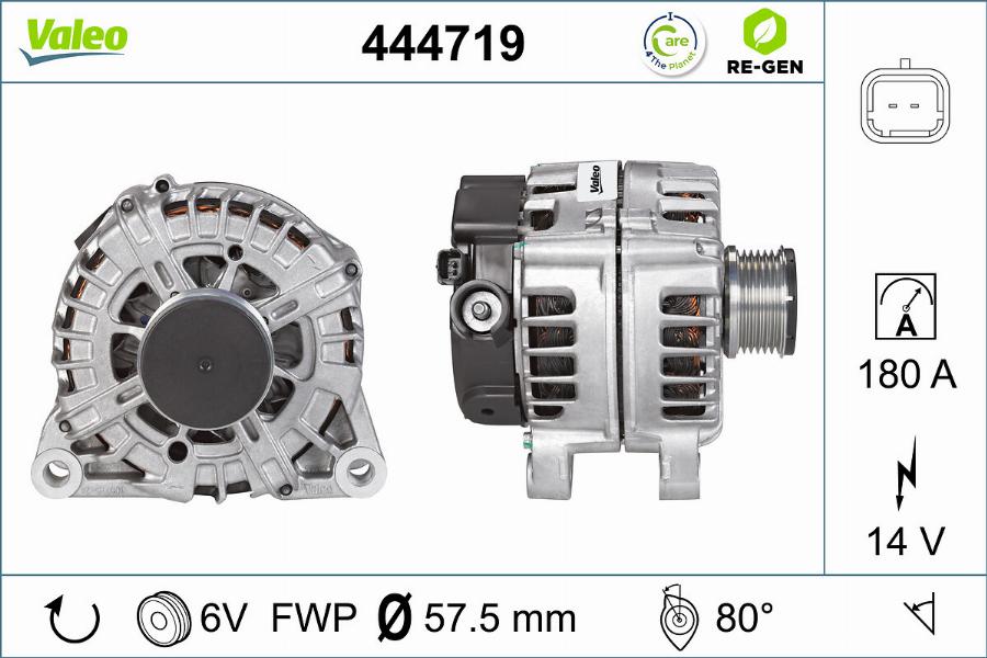 Valeo 444719 - Alternatore www.autoricambit.com