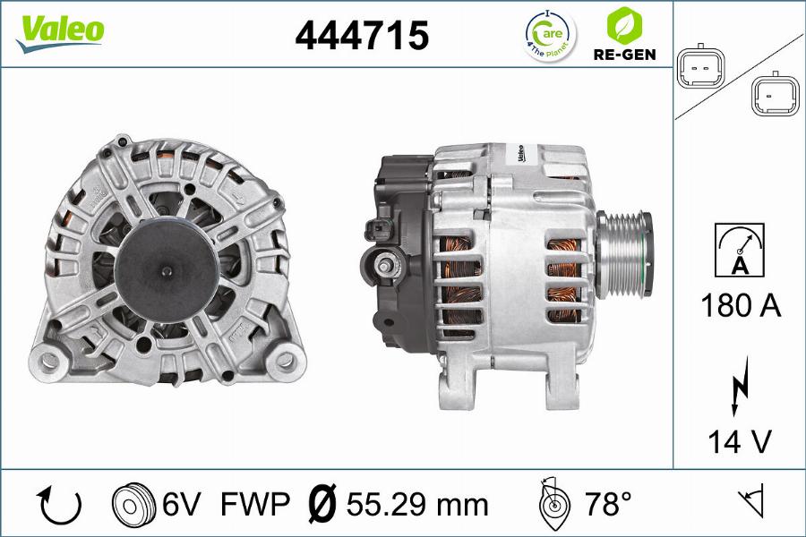 Valeo 444715 - Alternatore www.autoricambit.com