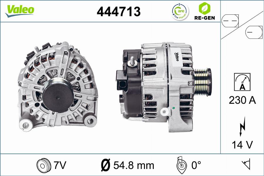 Valeo 444713 - Alternatore www.autoricambit.com