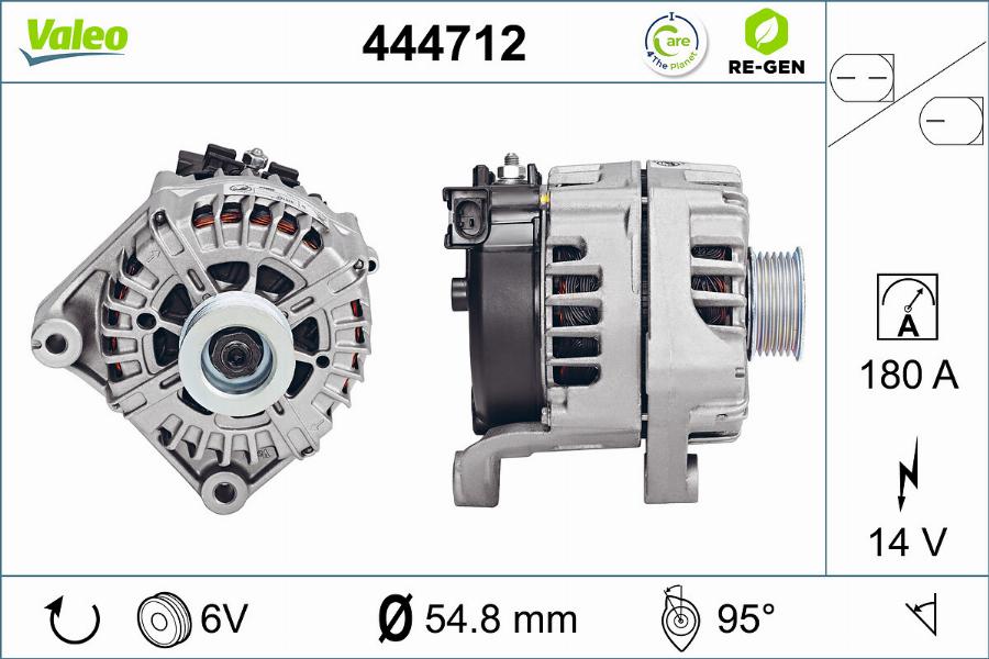 Valeo 444712 - Alternatore www.autoricambit.com