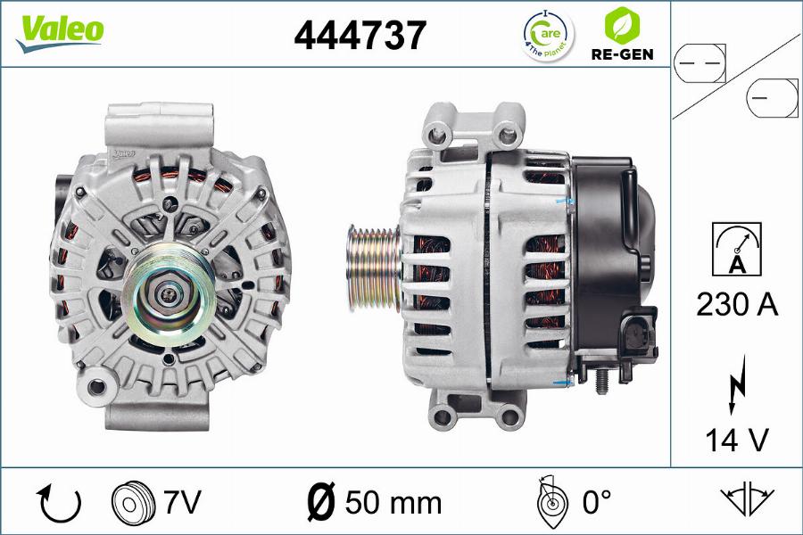 Valeo 444737 - Alternatore www.autoricambit.com