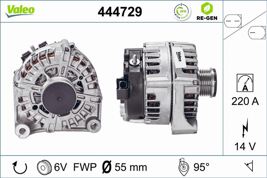 Valeo 444729 - Alternatore www.autoricambit.com