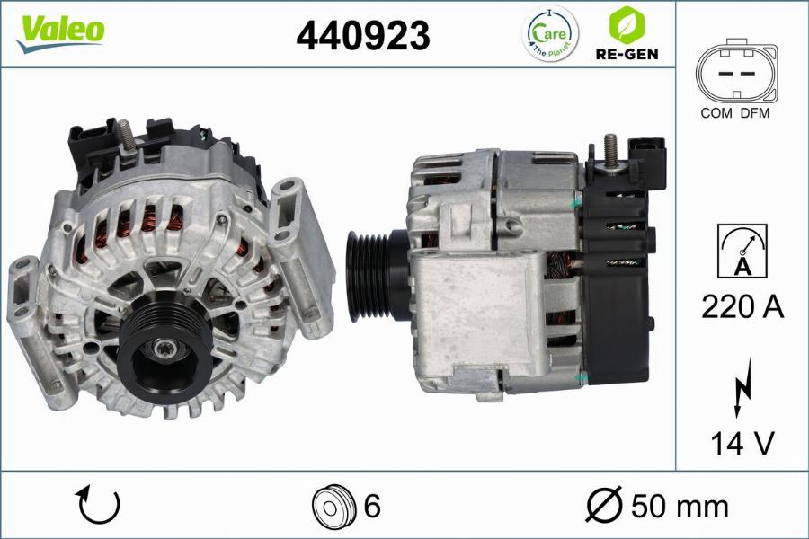 Valeo 440923 - Alternatore www.autoricambit.com