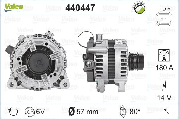 Valeo 440447 - Alternatore www.autoricambit.com