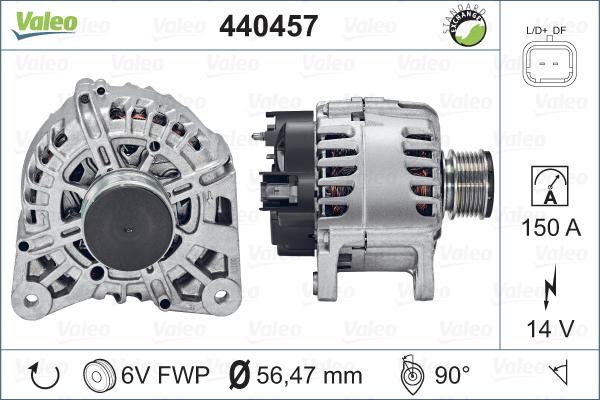 Valeo 440457 - Alternatore www.autoricambit.com