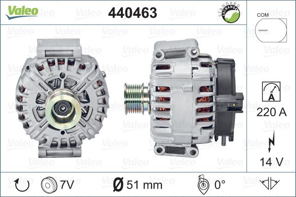 Valeo 440463 - Alternatore www.autoricambit.com